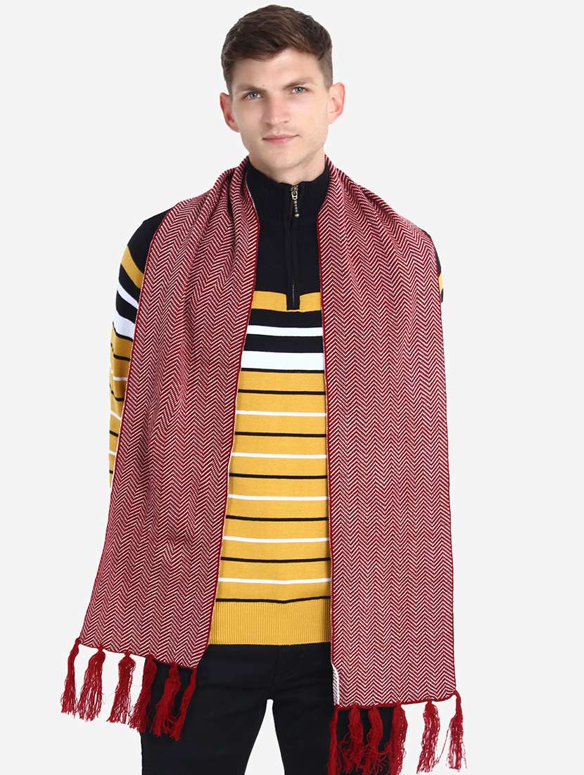 stylish winter knit muffler for men - 21662232 -  Zoom Image - 0