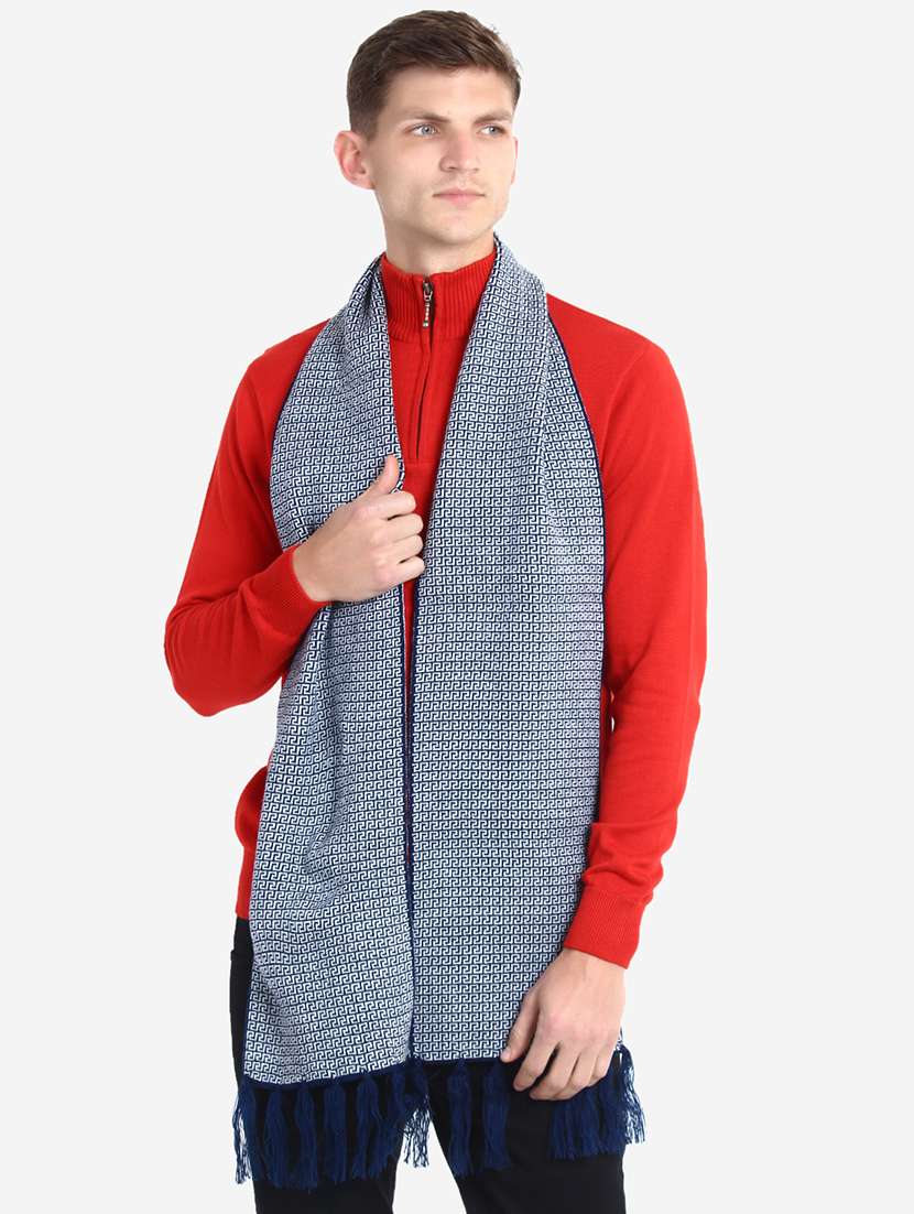 stylish winter knit muffler for men