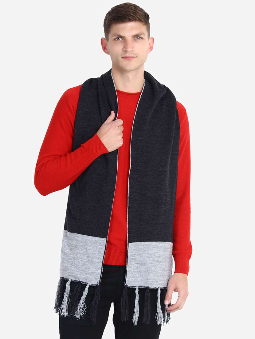 stylish winter knit muffler for men
