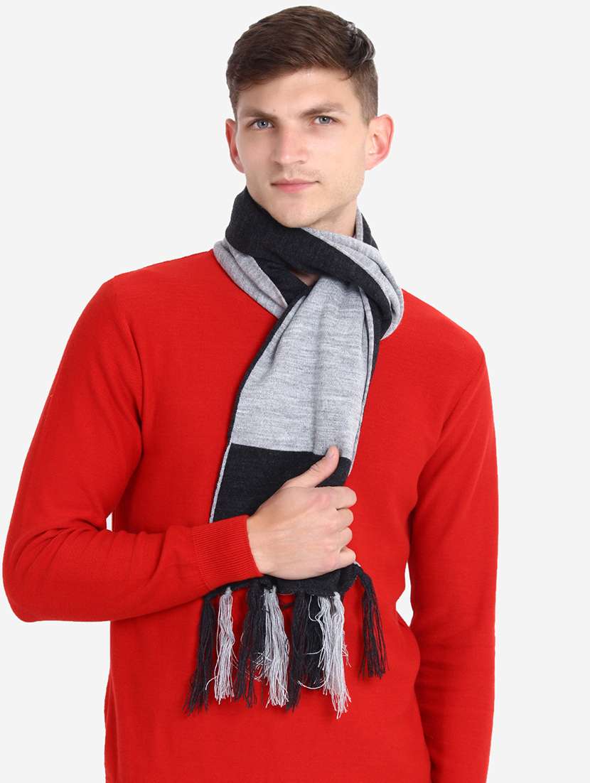 stylish winter knit muffler for men - 21662235 -  Standard Image - 3
