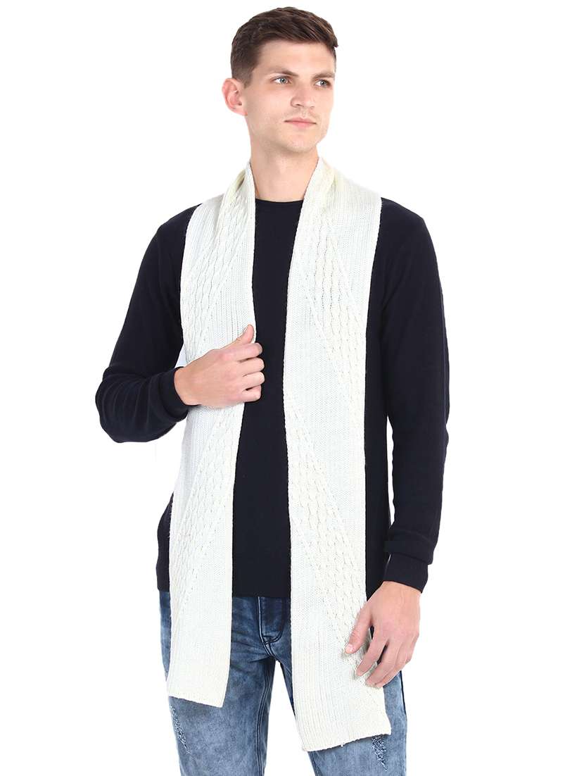stylish winter knit muffler for men