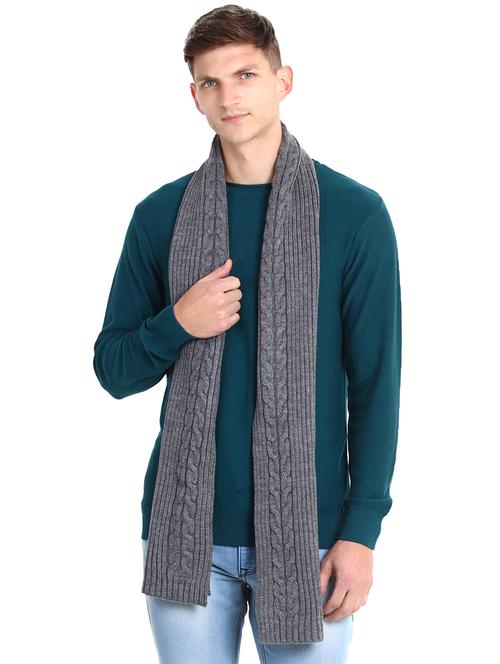 stylish winter knit muffler for men - 21662238 - Standard Image - 0