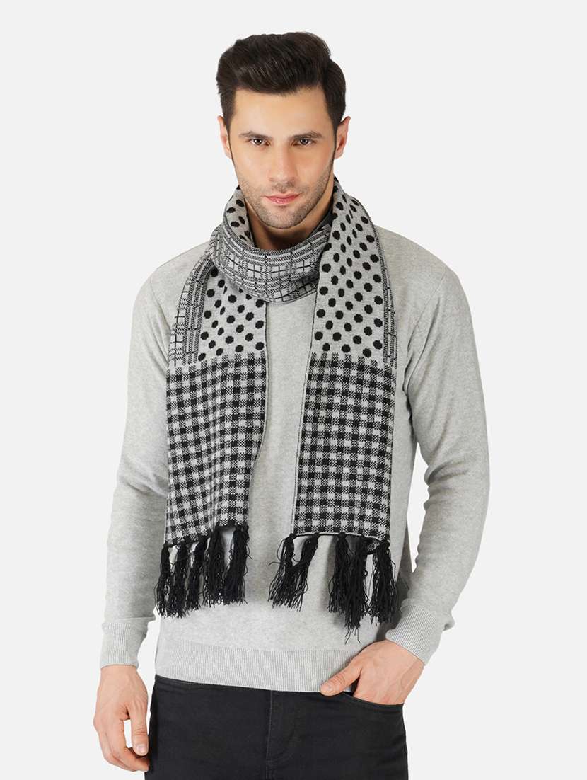 stylish winter knit muffler for men