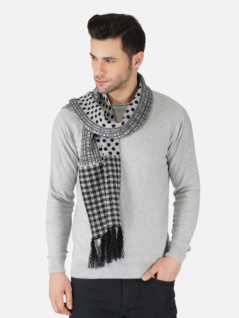 stylish winter knit muffler for men - 21662239 -  Standard Image - 3