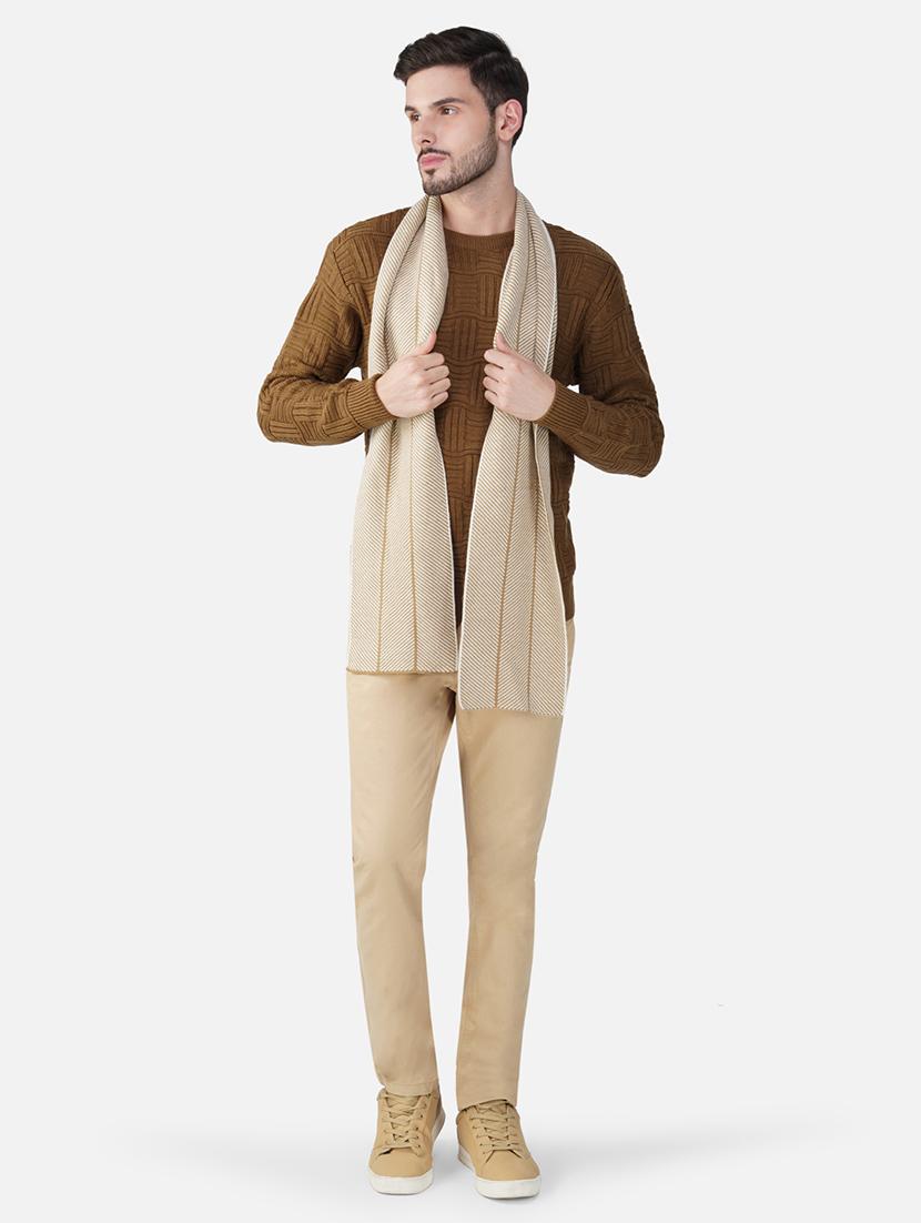 stylish winter knit muffler for men - 21662248 - Standard Image - 3