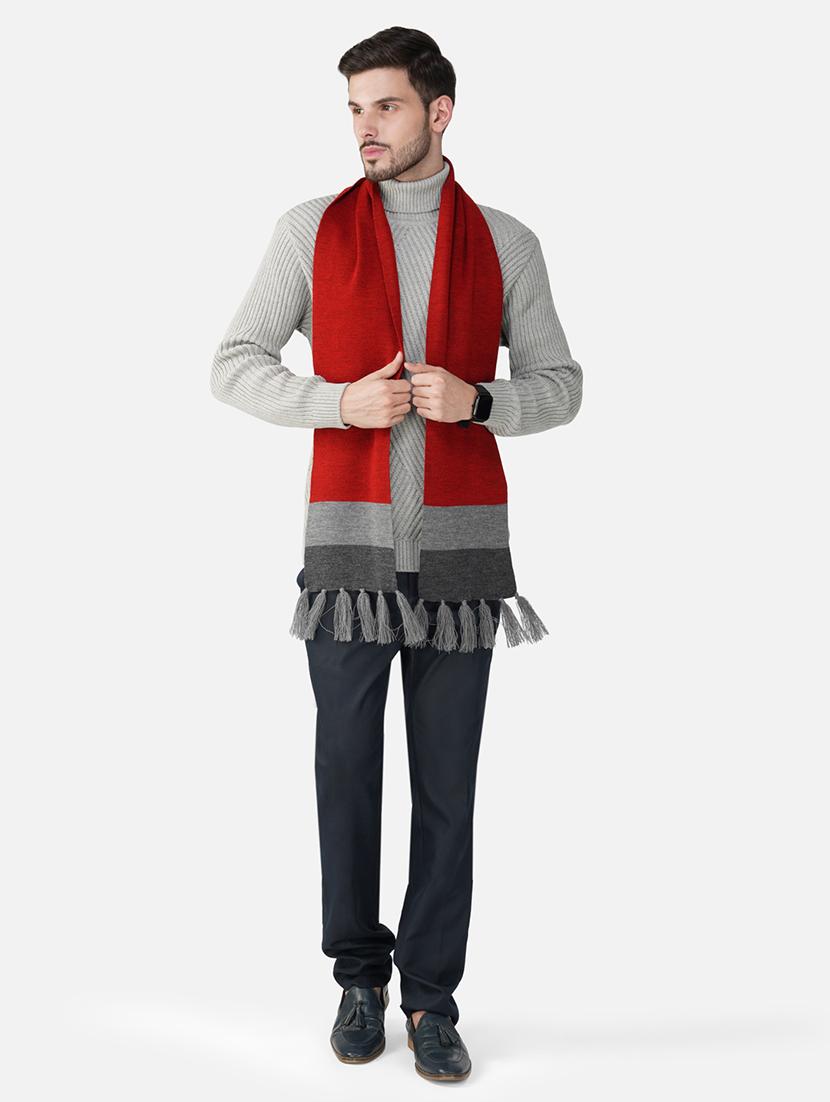 stylish winter knit muffler for men - 21662251 - Standard Image - 3