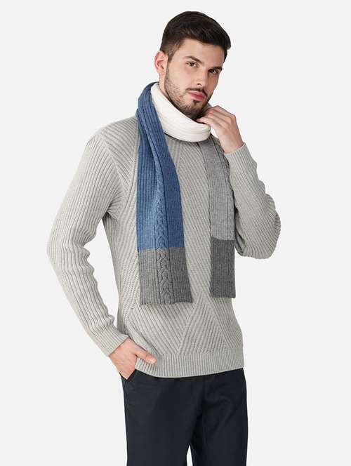 stylish winter knit muffler for men - 21662252 -  Standard Image - 0