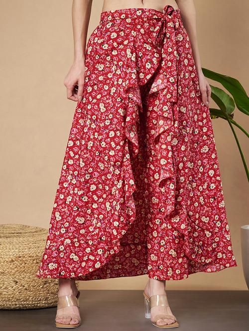 women florals printed wrap skirt - 21662317 -  Standard Image - 0
