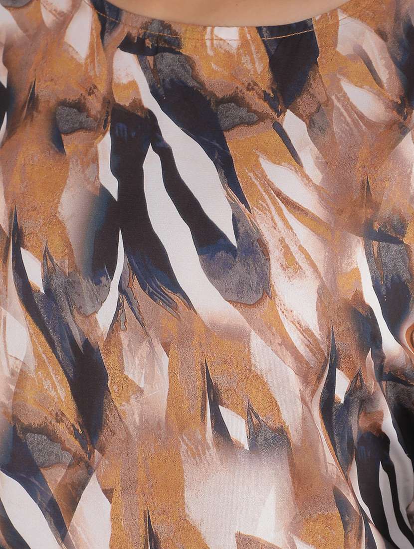 women printed top and trouser co-ord set - 21662391 -  Standard Image - 5