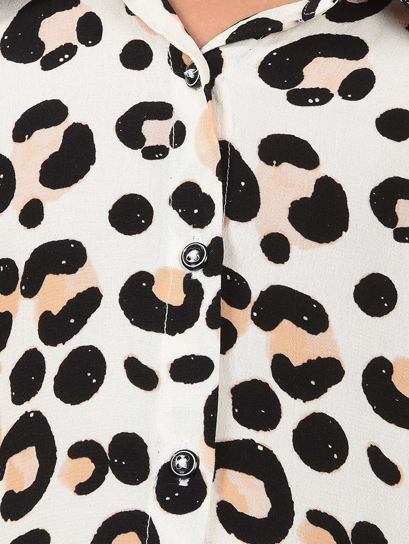 girls animal print long sleeve shirt top - 21662467 - Standard Image - 5