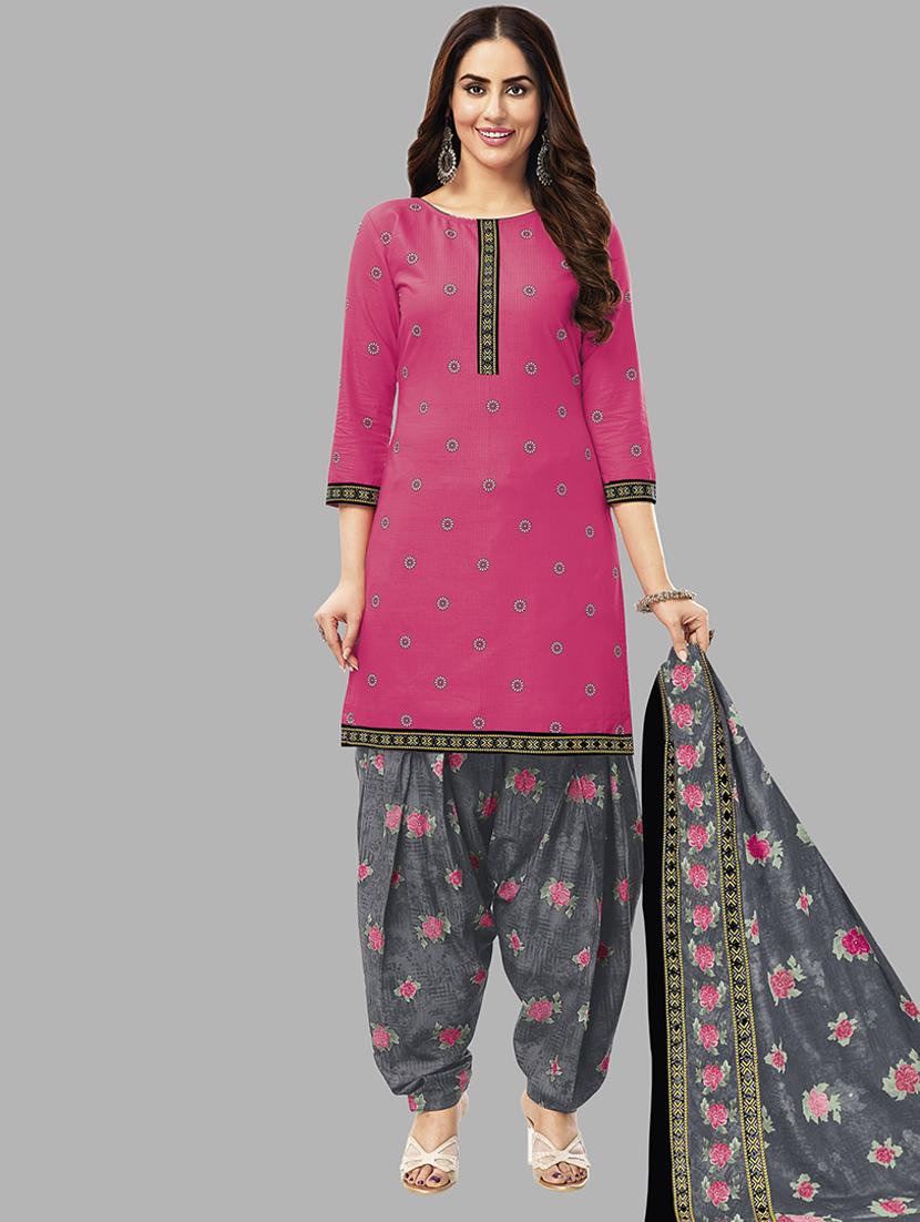 women printed 3-piece unstitched dress material - 21662619 - Zoom Image - 0