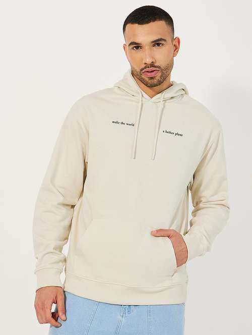 men chest print long sleeve sweatshirt - 21662674 -  Standard Image - 0