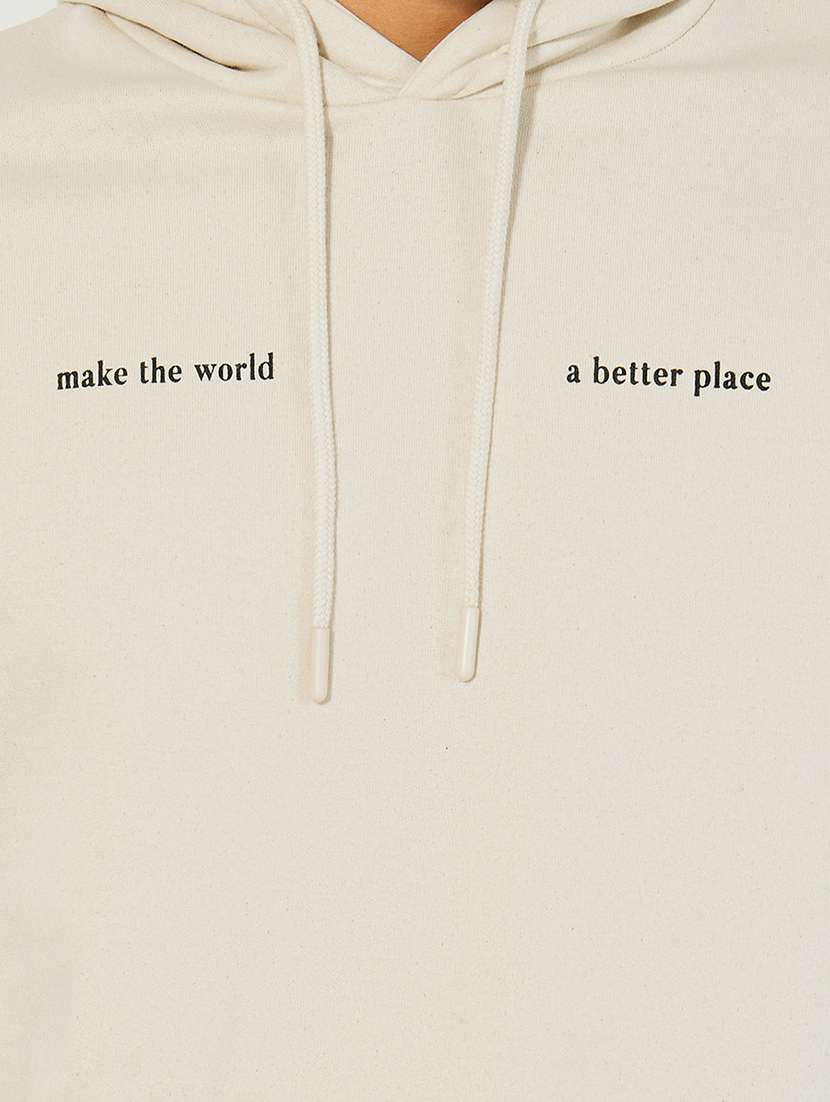 men chest print long sleeve sweatshirt - 21662674 -  Standard Image - 3