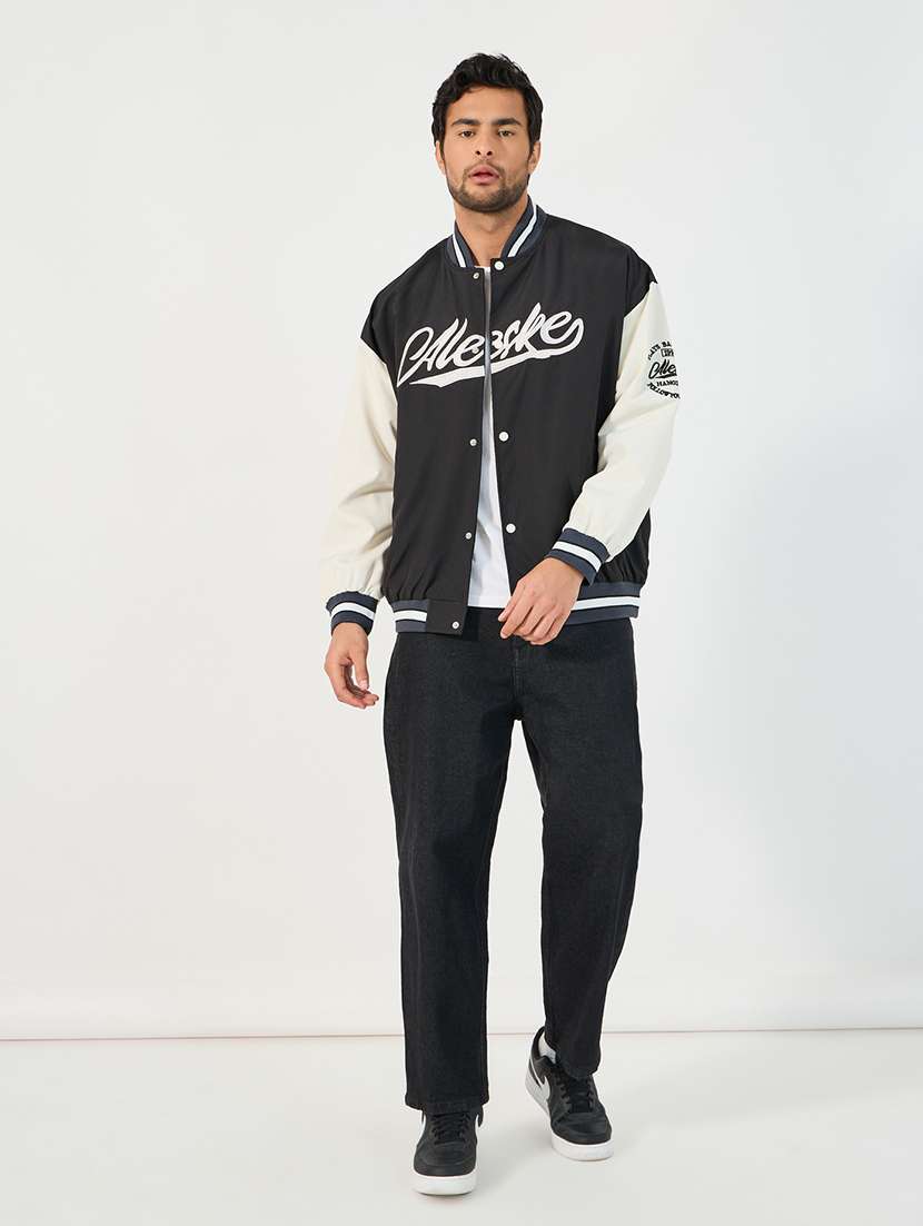 men black long sleeve verasity jacket - 21662695 - Standard Image - 3