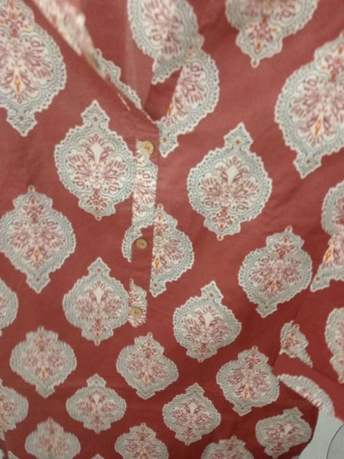 red rayon kurta - 21662781 - Standard Image - 0