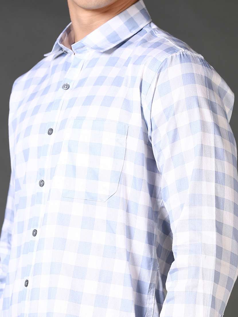 women checkered collared casual shirt - 21662791 -  Standard Image - 5