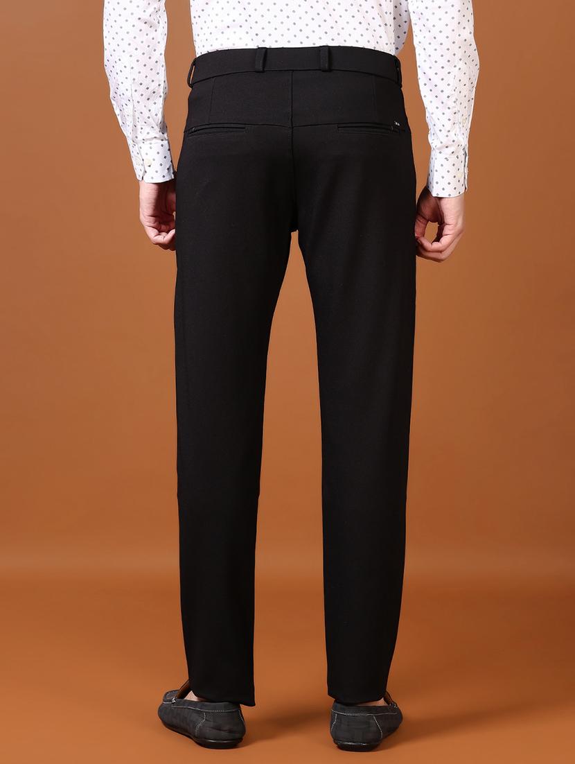 men mid rise solid chinos - 21662825 - Standard Image - 3