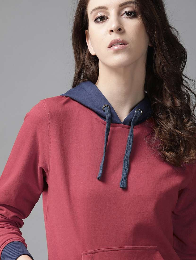 women color block long sleeve sweatshirts - 21662873 -  Standard Image - 3