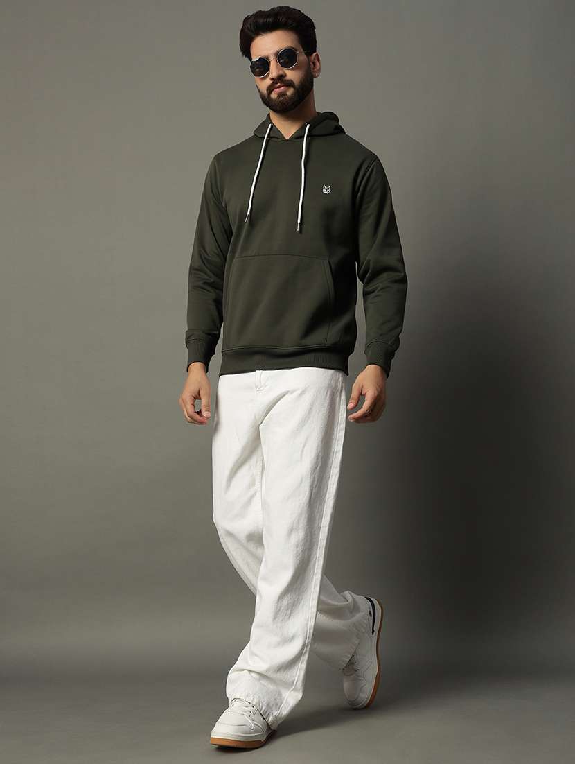 men long sleeves plain sweatshirt - 21662874 -  Standard Image - 3