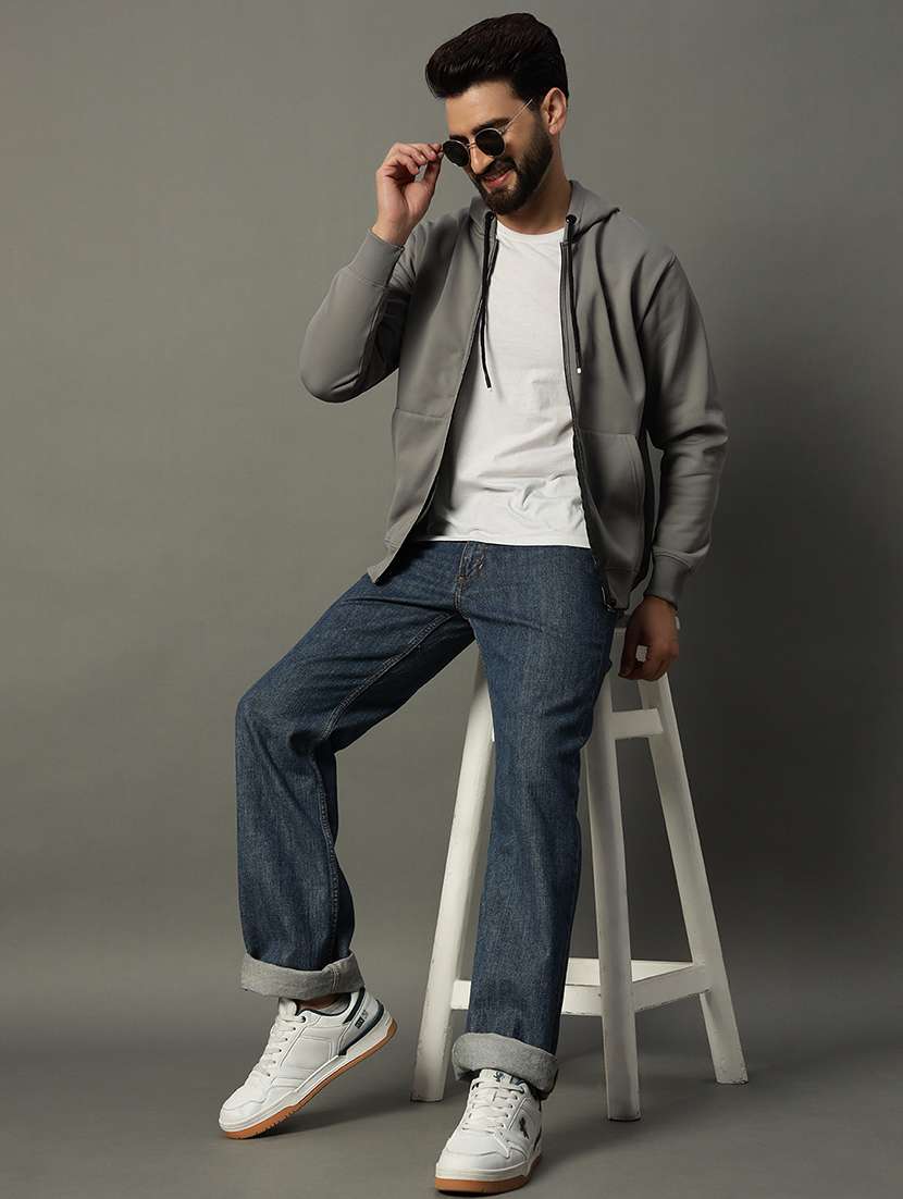 men long sleeves plain sweatshirt - 21662875 -  Standard Image - 3