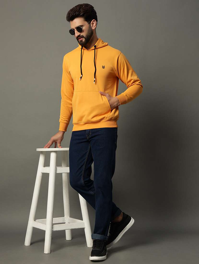 men long sleeves plain sweatshirt - 21662877 -  Standard Image - 3