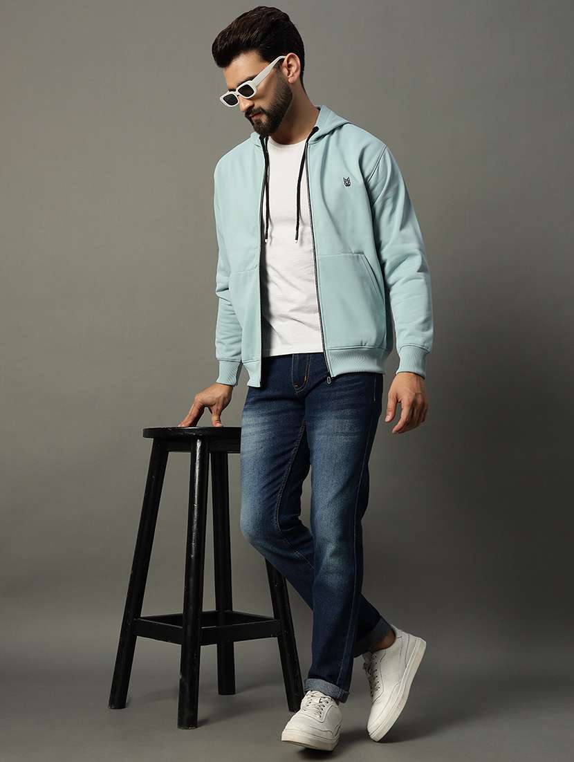 men long sleeve plain sweatshirt - 21662878 -  Standard Image - 3