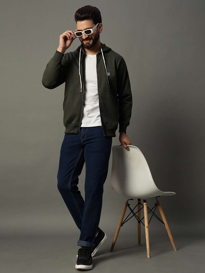 men long sleeve plain sweatshirt - 21662885 -  Standard Image - 3