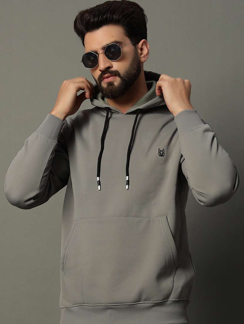 men long sleeve plain sweatshirt