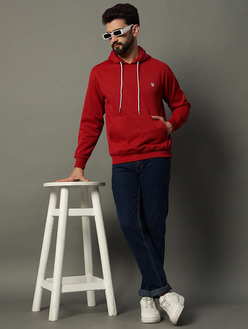 men long sleeve plain sweatshirt - 21662889 -  Standard Image - 3