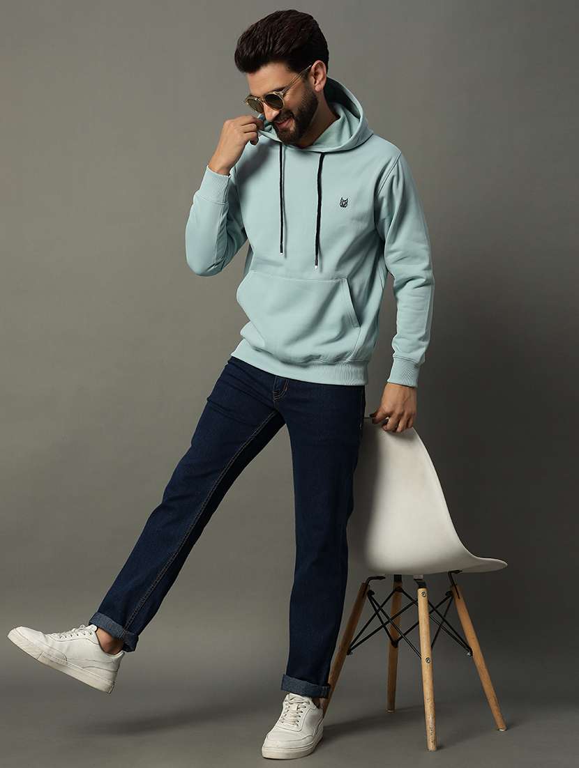 men long sleeve plain sweatshirt - 21662890 -  Standard Image - 3