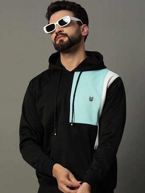 men long sleeve color block sweatshirt - 21662901 -  Standard Image - 0