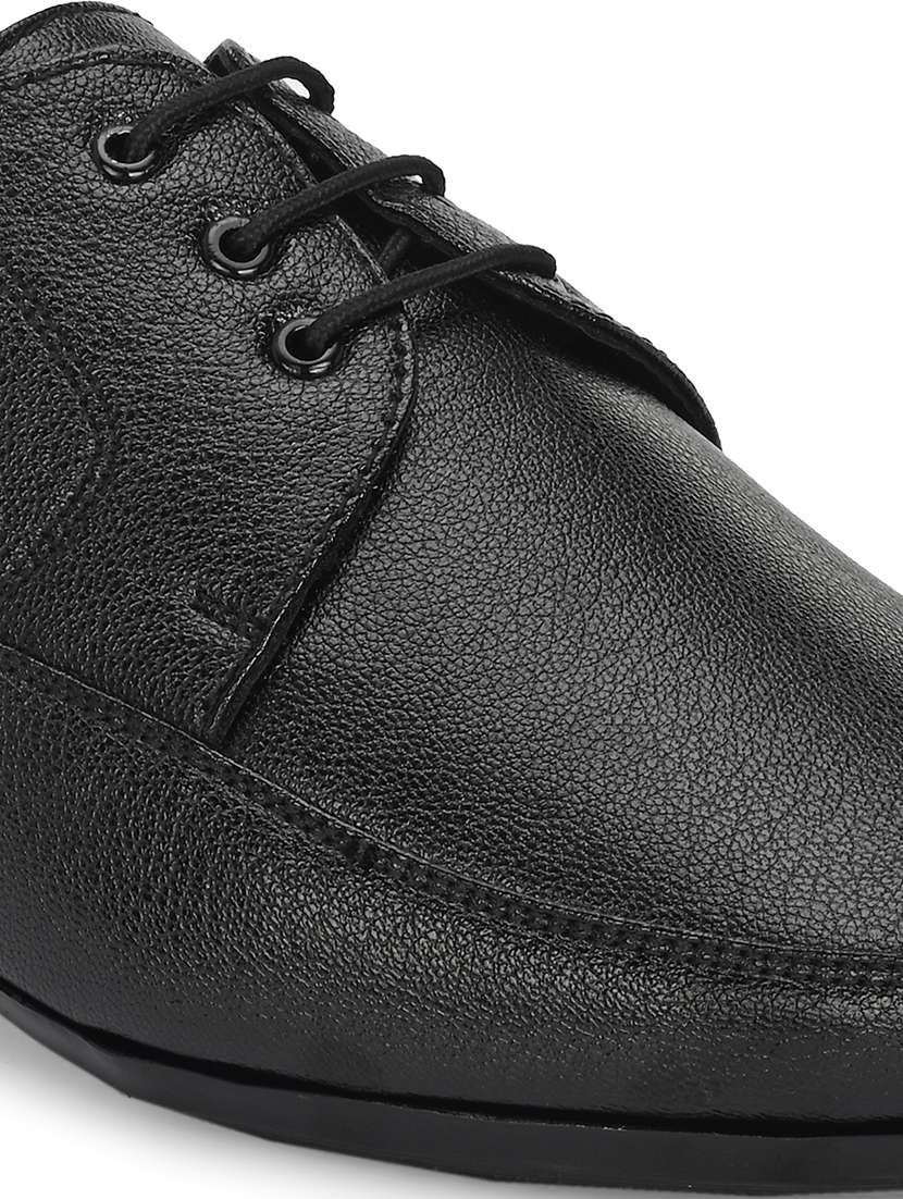 men black lace up derby formal shoes - 21662987 -  Standard Image - 5