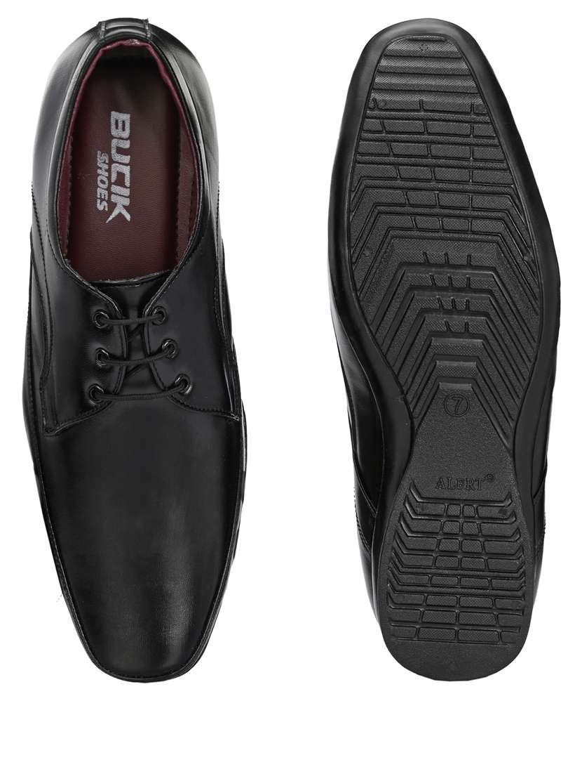 men black lace-up derby - 21662989 -  Standard Image - 5
