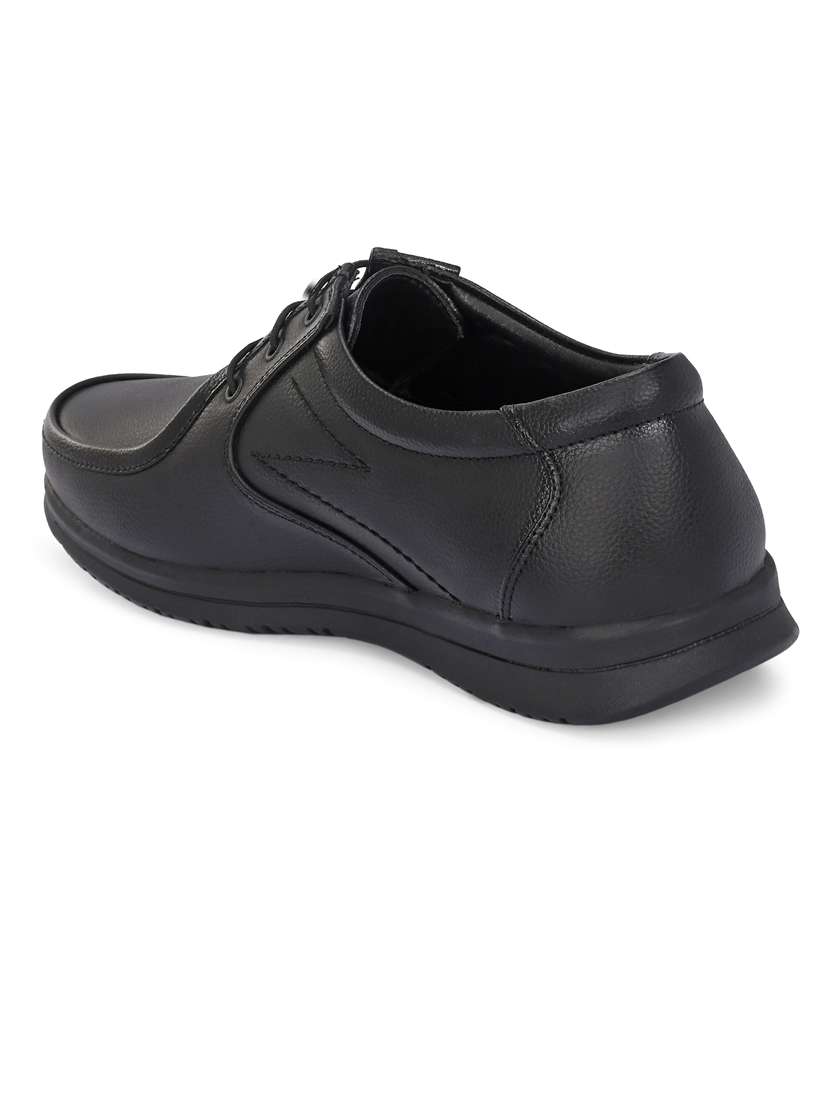 men black lace up derby formal shoes - 21662991 -  Standard Image - 3