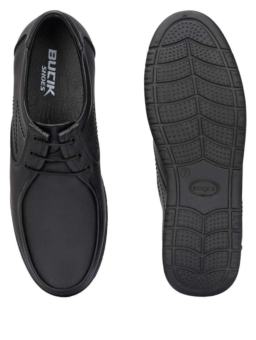 men black lace up derby formal shoes - 21662991 -  Standard Image - 5