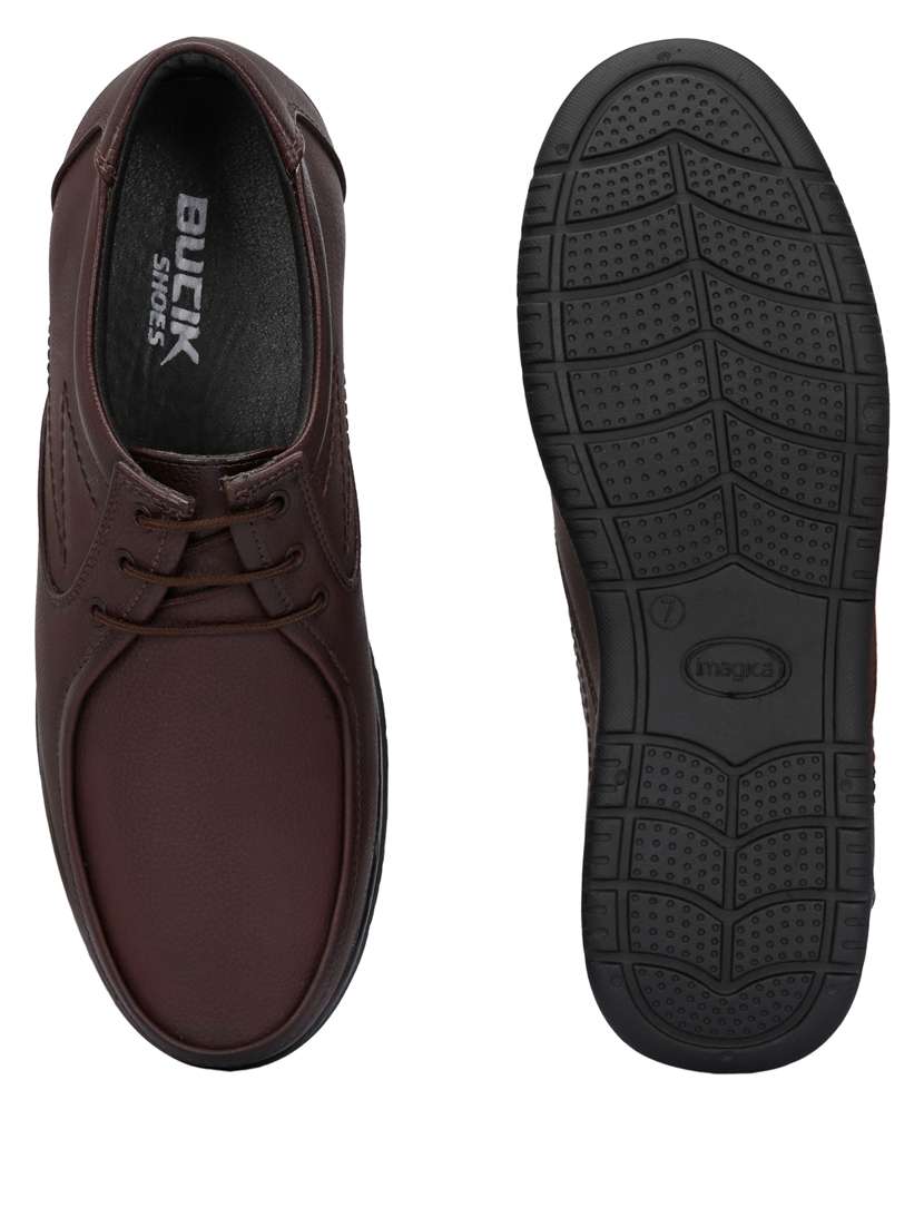 men brown lace-up derby - 21662992 -  Standard Image - 5