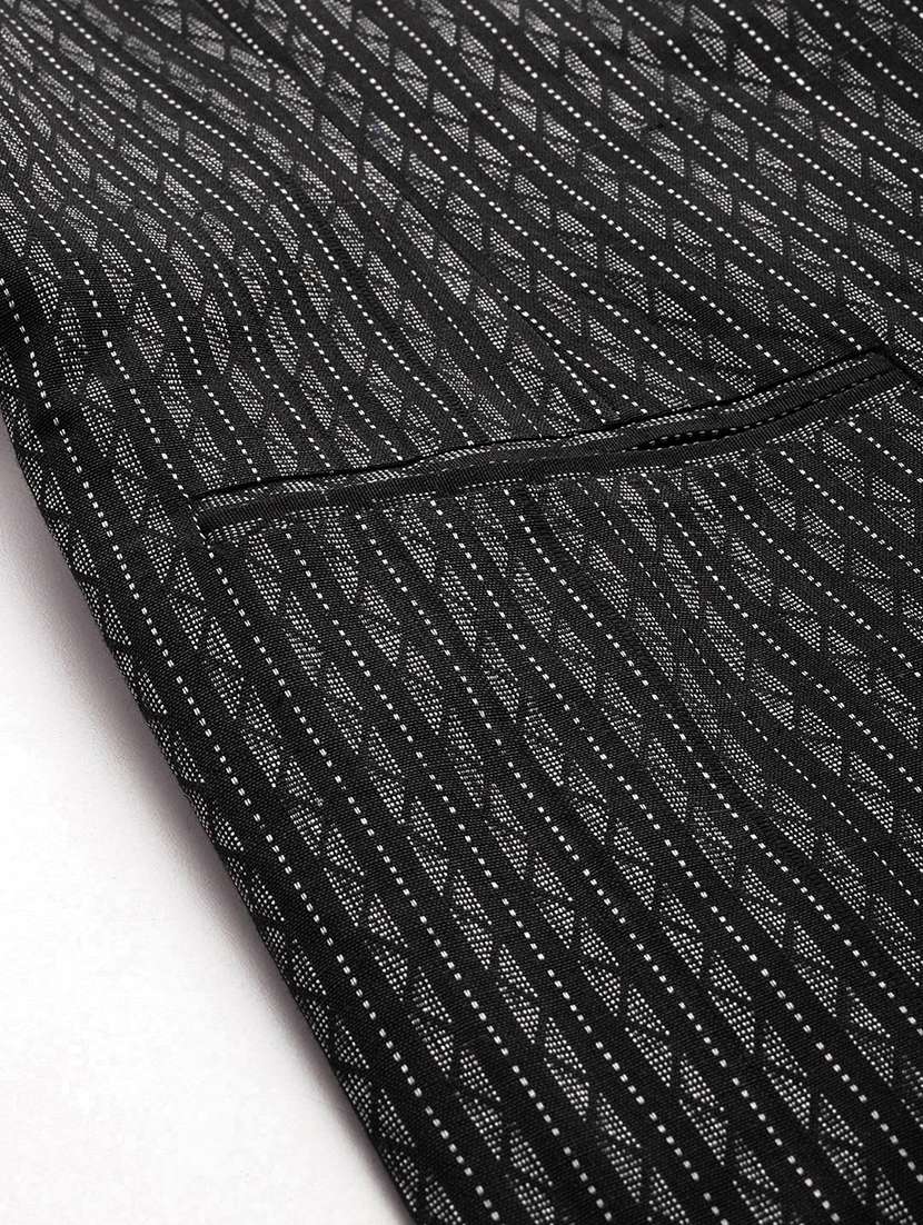 women black geometric print blazer & trousers set - 21663356 -  Standard Image - 8