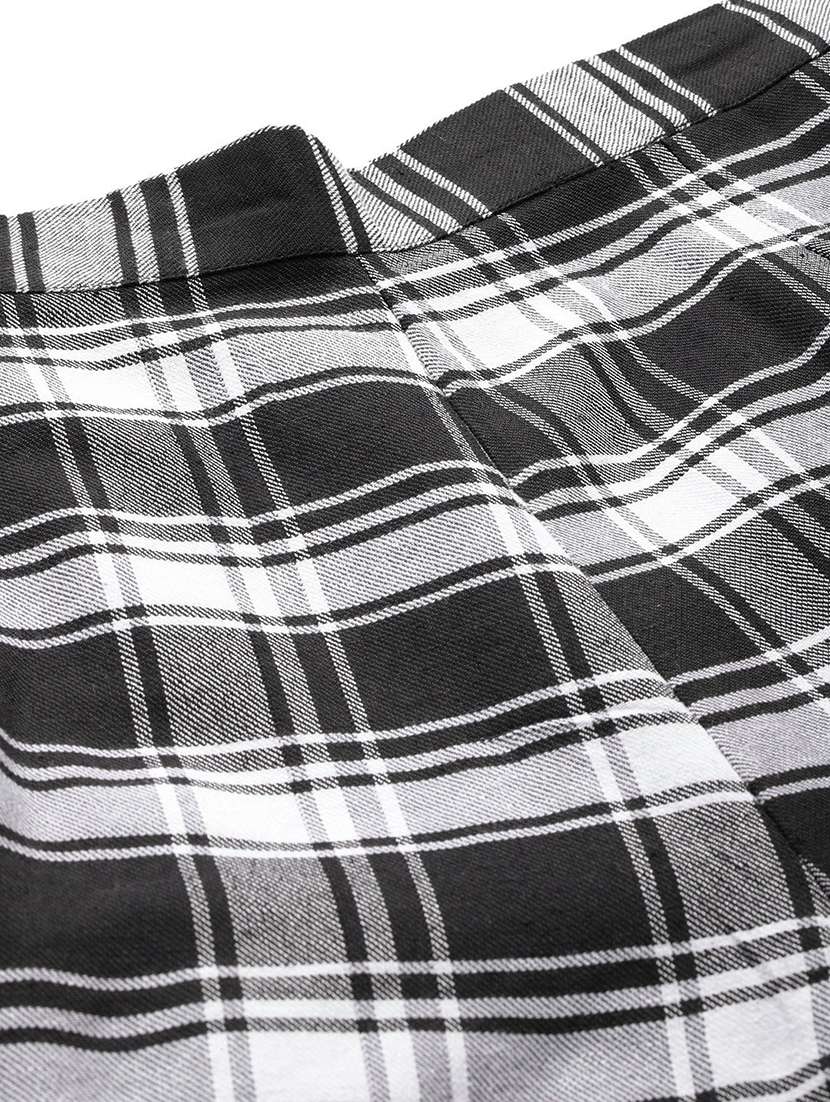 women black checks blazer & trousers co-ords set - 21663358 -  Standard Image - 5