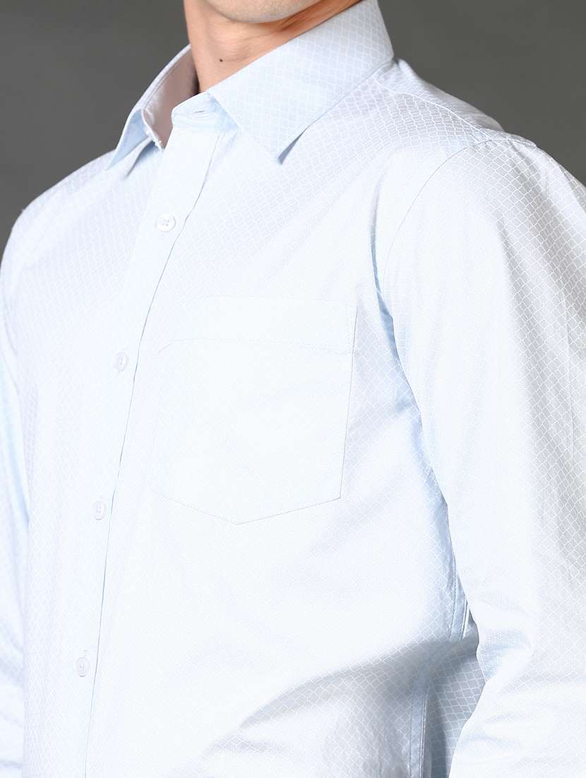 men solid long sleeve formal shirt - 21663732 -  Standard Image - 5