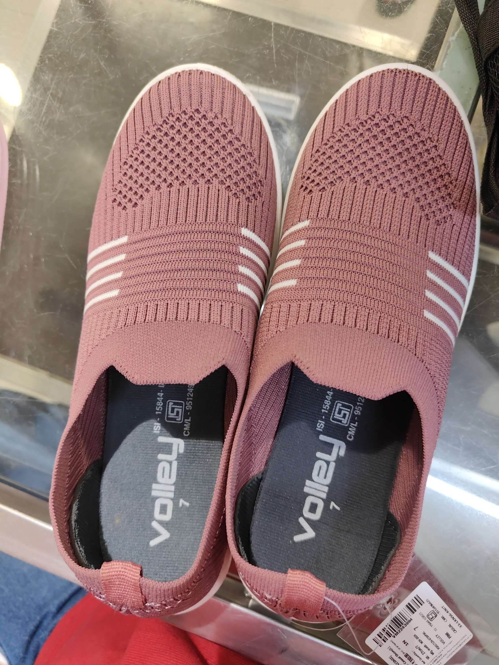 pink knitted casual shoes - 21663740 - Zoom Image - 0