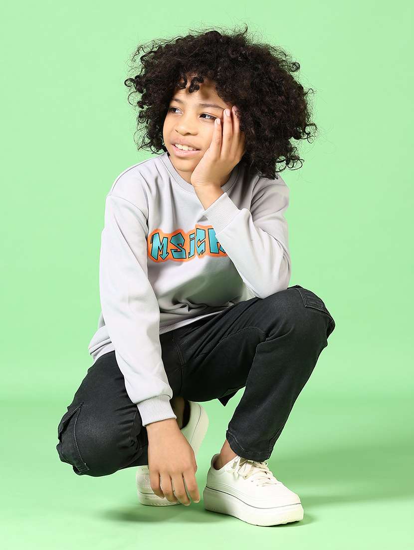 boys long sleeves printed sweatshirt - 21663744 -  Standard Image - 3