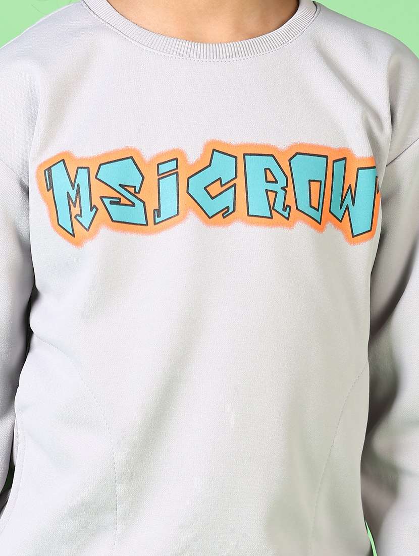 boys long sleeves printed sweatshirt - 21663744 -  Standard Image - 5
