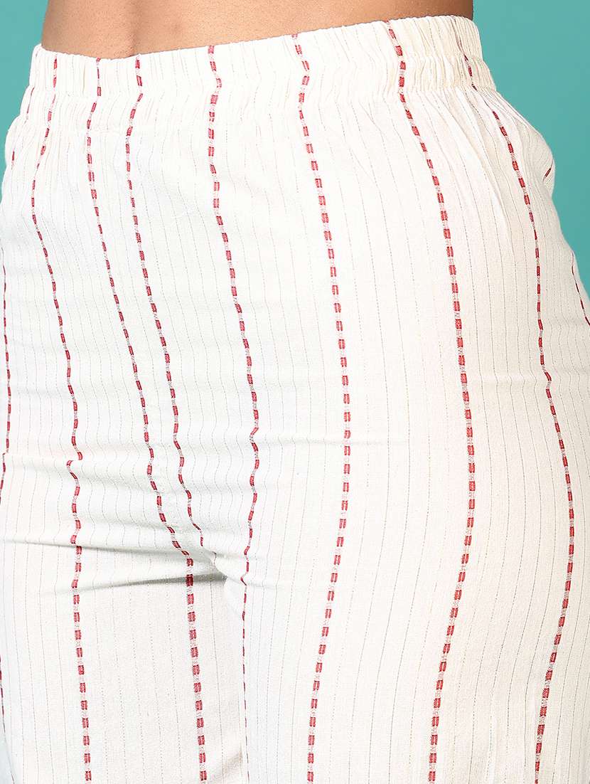 women self design straight palazzo - 21663775 - Standard Image - 5