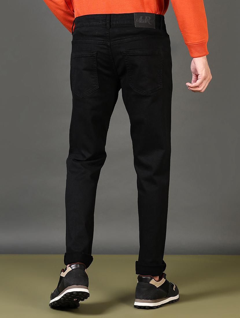 men solid mid rise full length jeans - 21663790 - Standard Image - 3