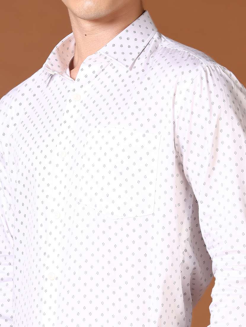 men printed long sleeve formal shirt - 21663804 -  Standard Image - 5