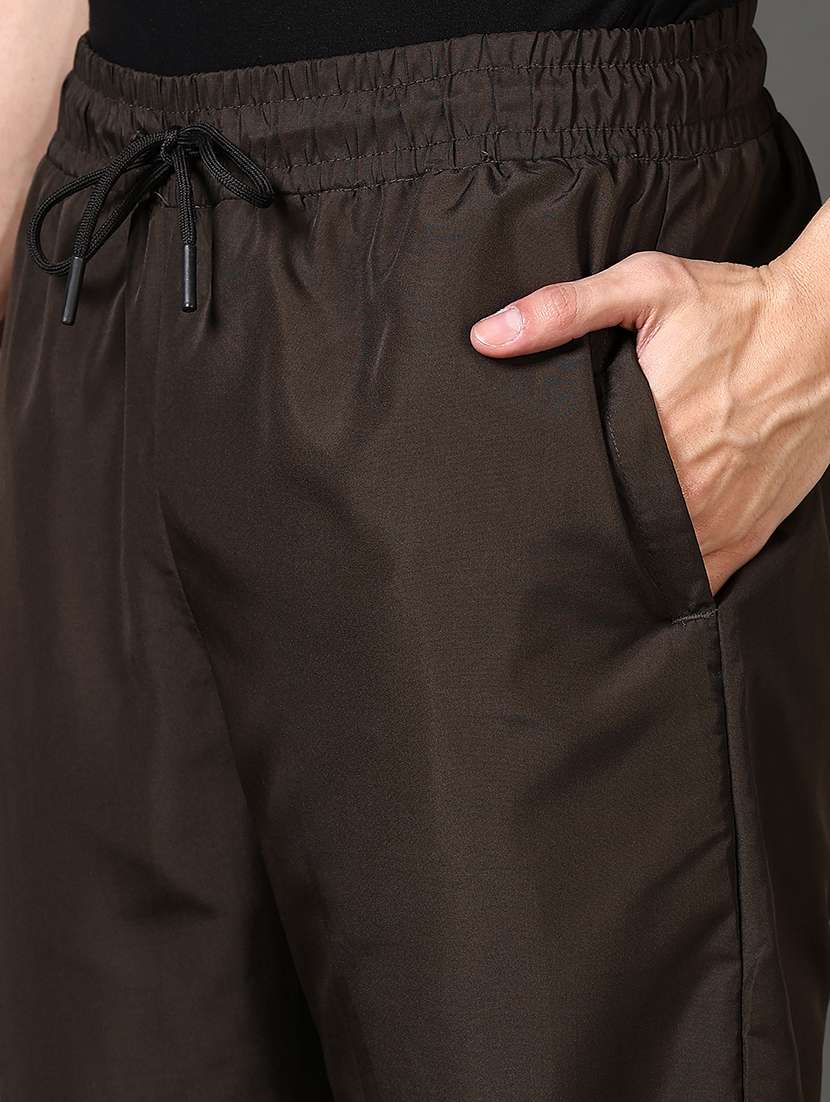 men solid long sleeve full length track suit - 21663806 -  Standard Image - 5