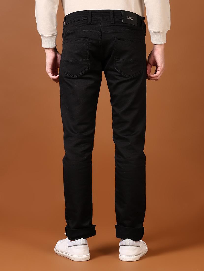 men solid mid rise full length jeans - 21663840 - Standard Image - 3