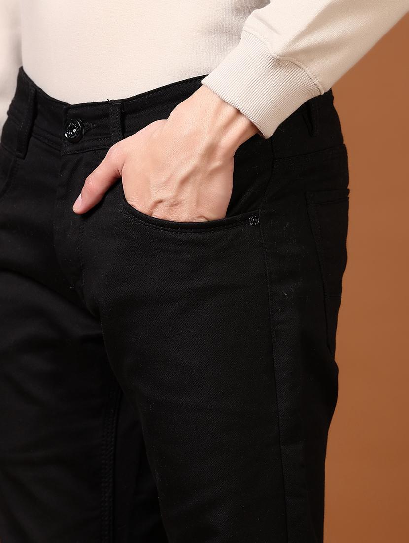 men solid mid rise full length jeans - 21663840 - Standard Image - 5