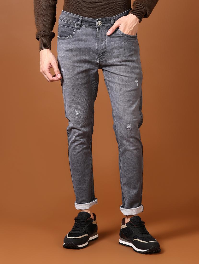 men distressed mid rise slim fit jean - 21663842 - Zoom Image - 0