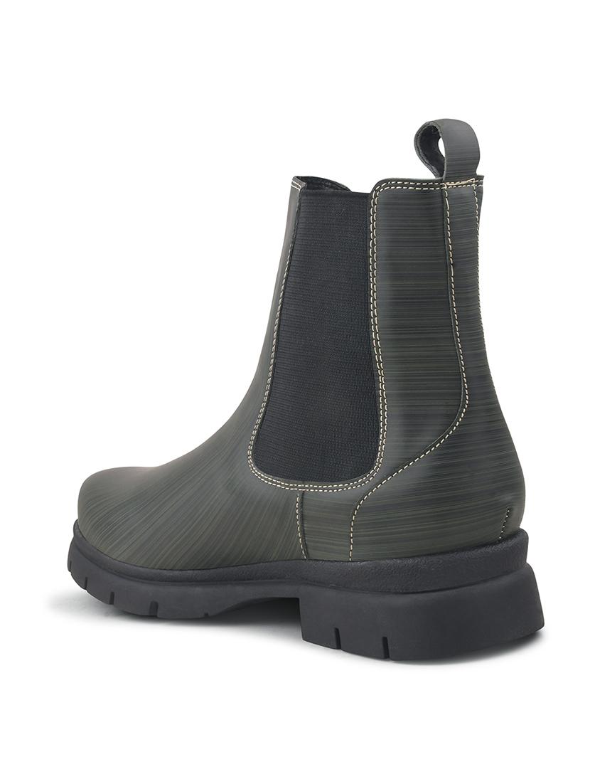 women green solid ankle boots - 21664003 - Standard Image - 3